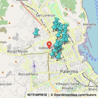 Mappa 90145 Palermo PA, Italia (1.42563)