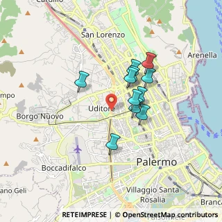 Mappa 90145 Palermo PA, Italia (1.42818)