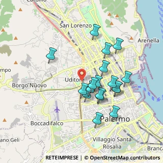 Mappa 90145 Palermo PA, Italia (1.845)