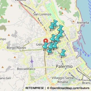 Mappa 90145 Palermo PA, Italia (1.29182)