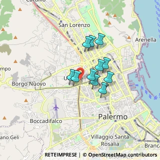 Mappa 90145 Palermo PA, Italia (1.29455)