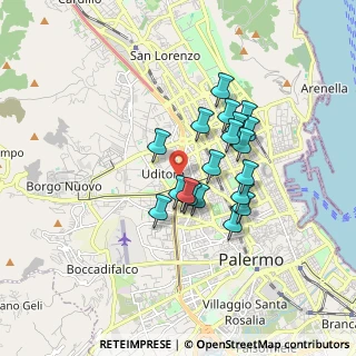 Mappa 90145 Palermo PA, Italia (1.50263)