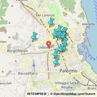 Mappa 90145 Palermo PA, Italia (1.51857)