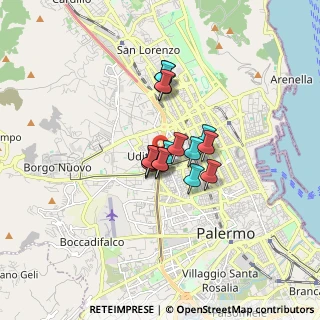 Mappa 90145 Palermo PA, Italia (1.12563)