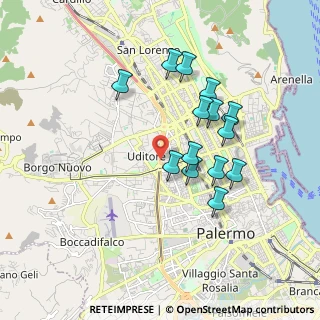 Mappa 90145 Palermo PA, Italia (1.80857)