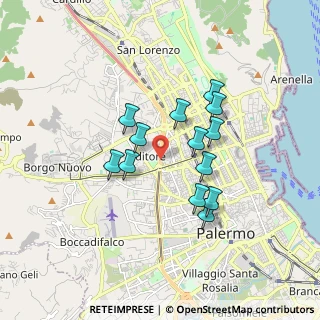 Mappa 90145 Palermo PA, Italia (1.57692)