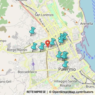 Mappa 90145 Palermo PA, Italia (1.60818)