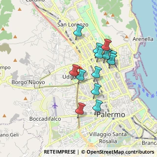 Mappa 90145 Palermo PA, Italia (1.66462)