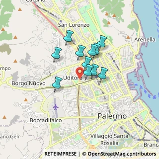 Mappa 90145 Palermo PA, Italia (1.33636)