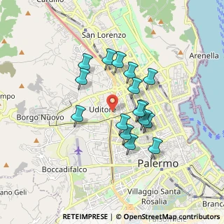 Mappa 90145 Palermo PA, Italia (1.605)