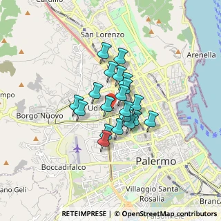 Mappa 90145 Palermo PA, Italia (1.2145)