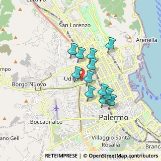Mappa 90145 Palermo PA, Italia (1.41333)
