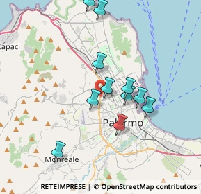 Mappa 90145 Palermo PA, Italia (3.67818)