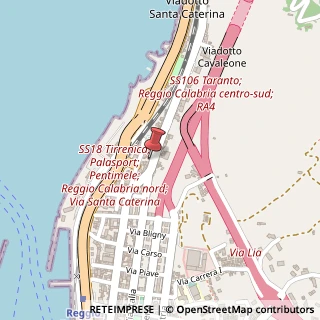 Mappa Via nazionale pentimele, 89121 Reggio di Calabria, Reggio di Calabria (Calabria)