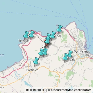 Mappa Via Gurrino, 90044 Carini PA, Italia (5.77417)