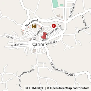 Mappa Via San Giovanni Bosco, 1, 90044 Carini, Palermo (Sicilia)