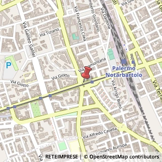Mappa Via Emanuele Notarbartolo,  7, 90141 Palermo, Palermo (Sicilia)
