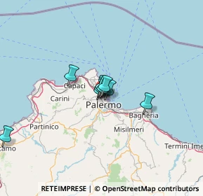 Mappa Via N. Morello, 90141 Palermo PA, Italia (48.7645)