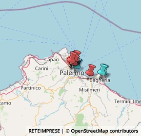 Mappa Via N. Morello, 90141 Palermo PA, Italia (4.66)