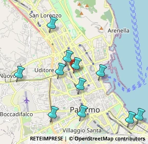 Mappa Via N. Morello, 90141 Palermo PA, Italia (2.38455)