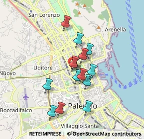 Mappa Via N. Morello, 90141 Palermo PA, Italia (1.56643)