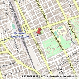 Mappa Via Domenico Costantino,  11, 90141 Palermo, Palermo (Sicilia)