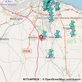 Mappa Via Cavour, 70129 Bari BA, Italia (6.6735)