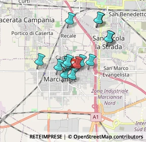 Mappa Via Fratelli Bandiera, 81025 Marcianise CE, Italia (1.34933)