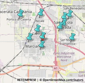 Mappa Via Fratelli Bandiera, 81025 Marcianise CE, Italia (1.98182)