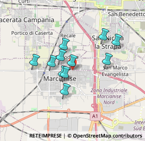 Mappa Via Fratelli Bandiera, 81025 Marcianise CE, Italia (1.46636)