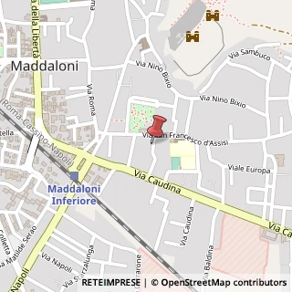 Mappa Via Mario Sena, 15, 81024 Maddaloni, Caserta (Campania)