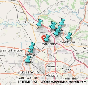 Mappa Via Mestre, 81025 Marcianise CE, Italia (6.20364)