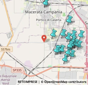 Mappa Via Milano, 81025 Marcianise CE, Italia (2.5025)