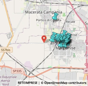 Mappa Via Mestre, 81025 Marcianise CE, Italia (1.719)