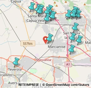 Mappa Via Mestre, 81025 Marcianise CE, Italia (5.4055)