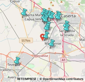 Mappa Via Mestre, 81025 Marcianise CE, Italia (3.91294)