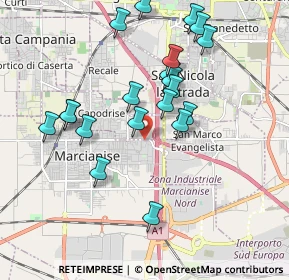 Mappa Via Giovanni Verga, 81025 Marcianise CE, Italia (1.998)