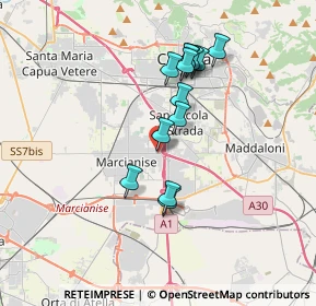 Mappa Via Pablo Picasso, 81025 Marcianise CE, Italia (3.26385)