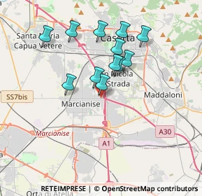 Mappa Via Giovanni Verga, 81025 Marcianise CE, Italia (3.34583)