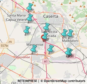 Mappa Via Giovanni Verga, 81025 Marcianise CE, Italia (3.79909)