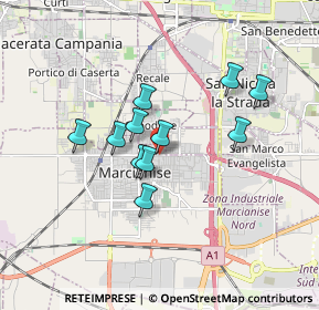 Mappa Via Raffaele Musone, 81025 Marcianise CE, Italia (1.44182)