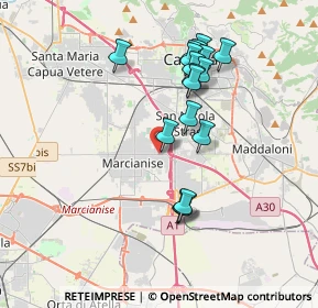 Mappa V.le Europa, 81025 Marcianise CE, Italia (3.62882)