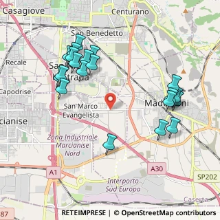 Mappa Via 8 Marzo, 81020 San Marco Evangelista CE, Italia (2.326)