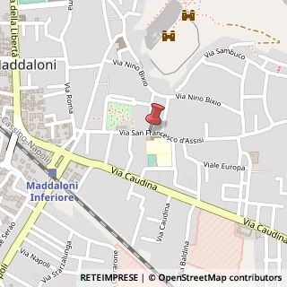 Mappa Via San Francesco D'Assisi, 36, 81024 Maddaloni, Caserta (Campania)