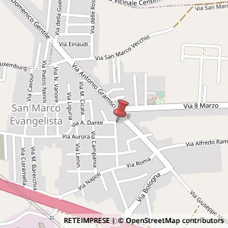 Mappa Via Giuseppe Di Vittorio, 3, 81020 San Marco Evangelista, Caserta (Campania)