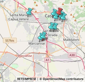 Mappa Via Raffaele Musone, 81020 Capodrise CE, Italia (3.84727)