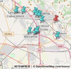 Mappa Via Raffaele Musone, 81020 Capodrise CE, Italia (3.64455)