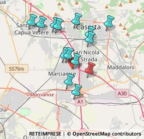 Mappa Via Raffaele Musone, 81020 Capodrise CE, Italia (3.55286)