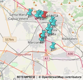 Mappa Via Raffaele Musone, 81020 Capodrise CE, Italia (2.965)