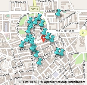 Mappa Via Giosuè Carducci, 70016 Noicattaro BA, Italia (0.2055)